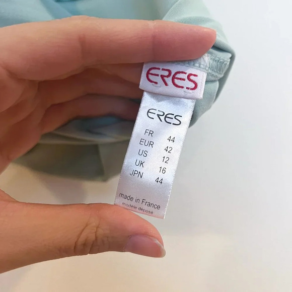 Eres Paris Mint Green Seamless Lightweight Stretchy Designer Bodysuit 12 - Picture 5 of 7